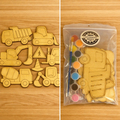Construction Trucks Wood Paint Kits