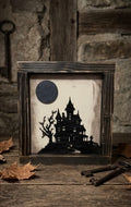 Rustic Halloween Silhouette Decor