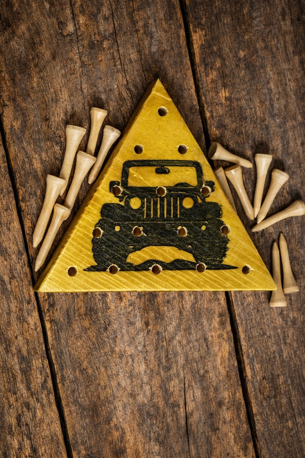 Jeep Triangle Peg Game