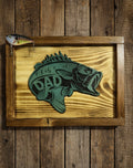 Wood Bass Plaque