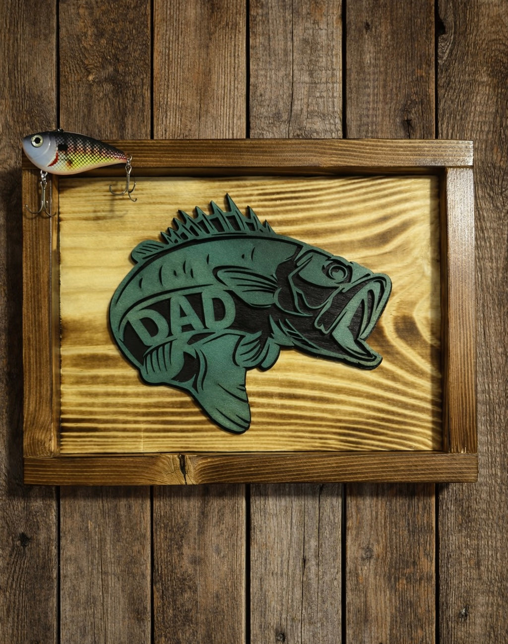 Wood Bass Plaque