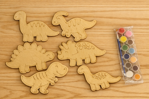 Dinosaur Wood Paint Kits