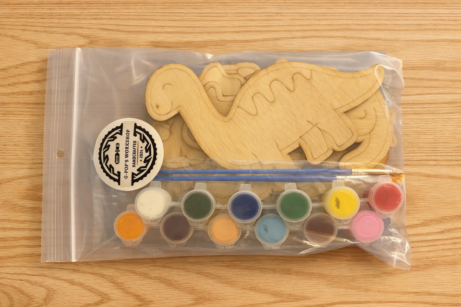Dinosaur Wood Paint Kits