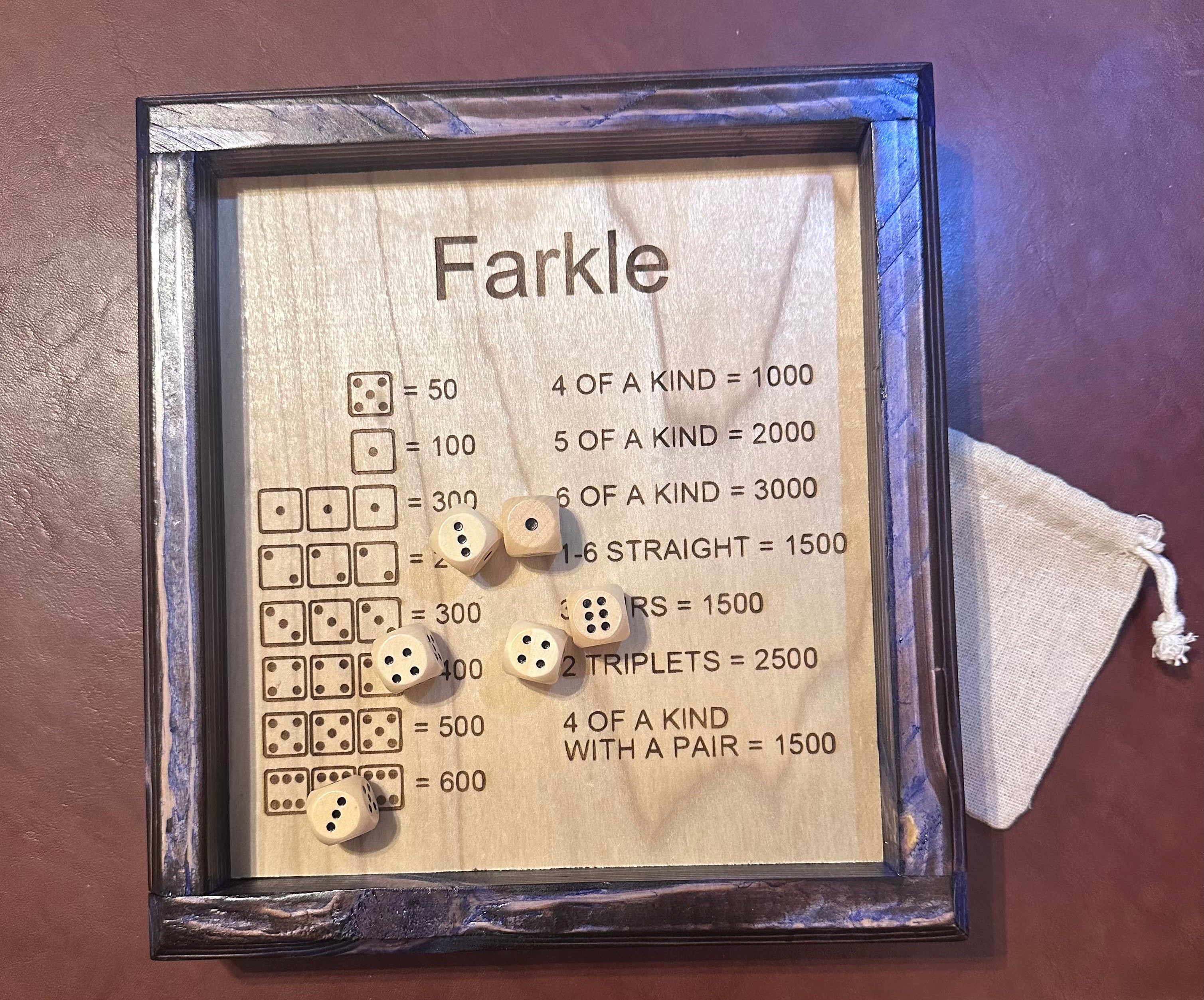 Farkle Game Board