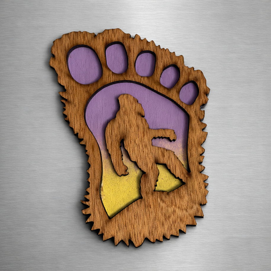 Bigfoot Fridge Magnet