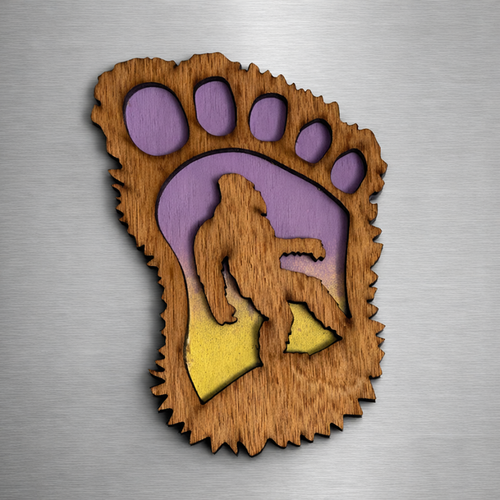 Bigfoot Fridge Magnet