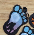Laser‑Cut Bigfoot Keychain – Handmade in Arkansas