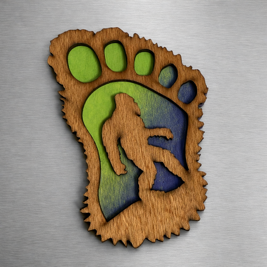 Bigfoot Fridge Magnet